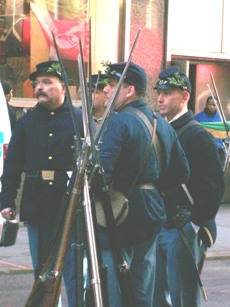 Waiting for the Parade to Start